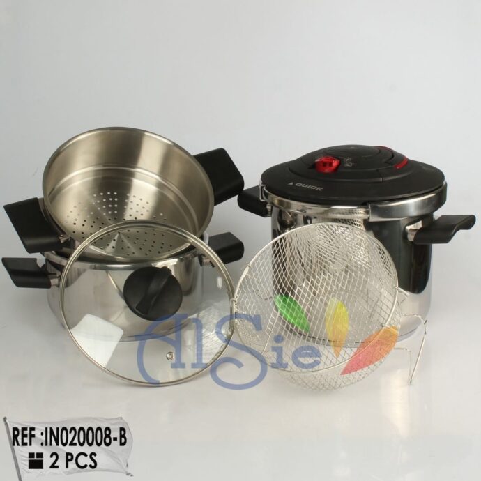 ⁦Cocotte Alsie 6 pieces  7L + 4L Inox 18/10⁩ - الصورة ⁦3⁩