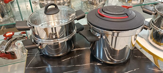 Cocotte Alsie 6 pieces  7L + 4L Inox 18/10